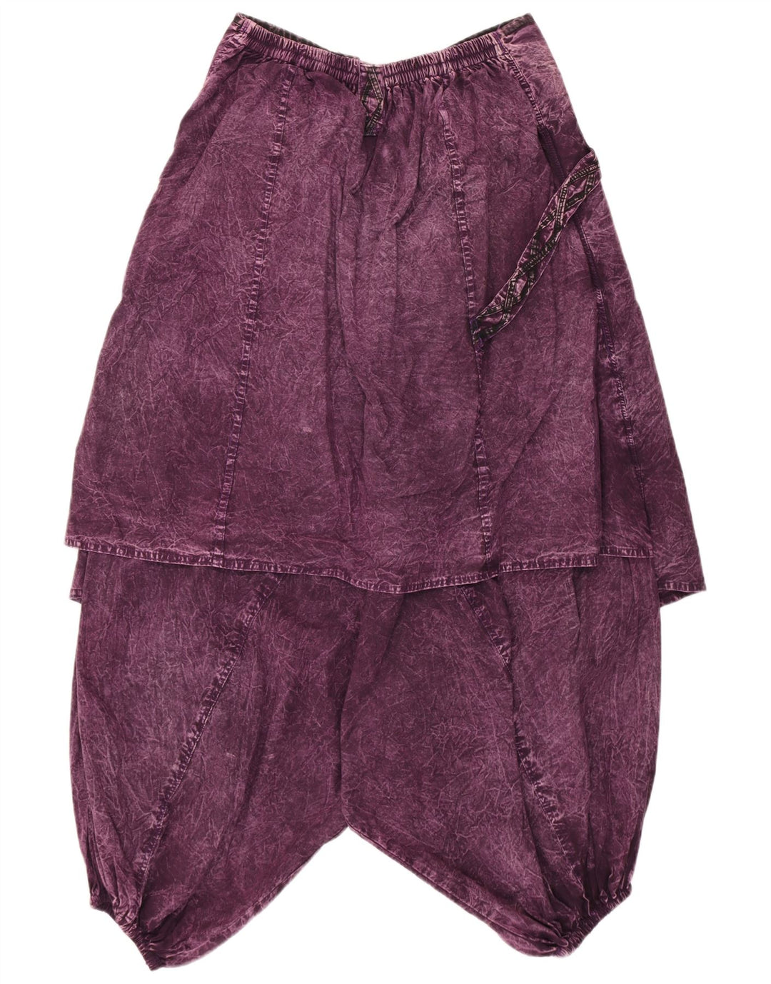 ВИНТАЖНЫЕ женские брюки-шаровары UK 14 Medium W30 L18 Фиолетовые