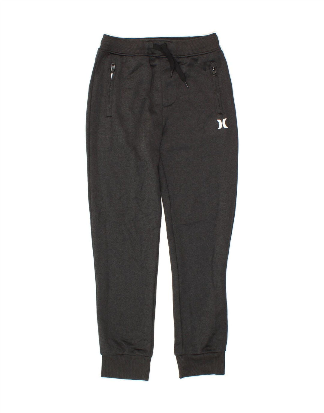 HURLEY Boys Tracksuit Trousers Joggers 10-11 Years Medium Black Polyester Vintage Hurley and Second-Hand Hurley from Messina Hembry 