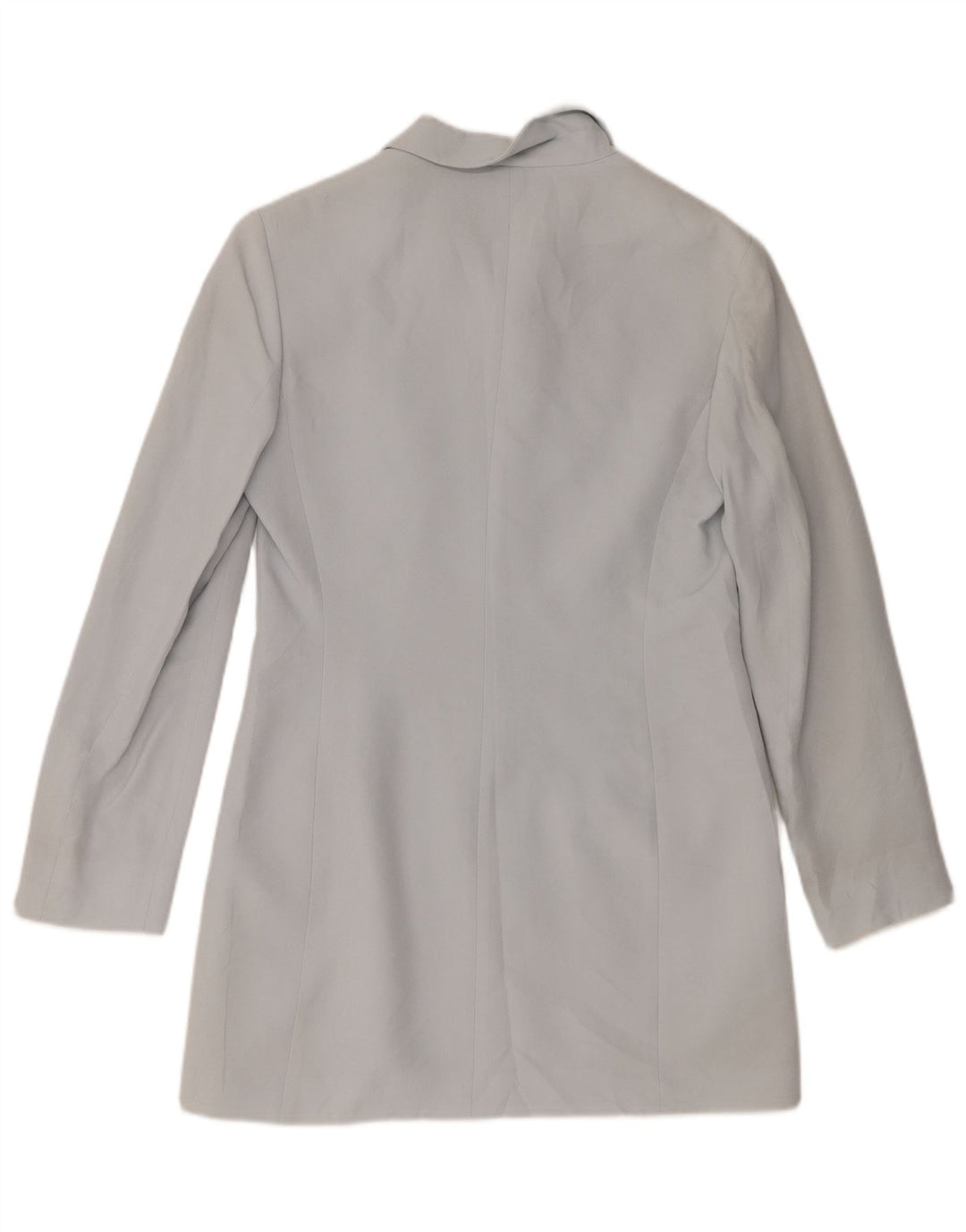 Женский удлиненный пиджак Marella с 4 пуговицами, Великобритания, 10, маленький синий вискоза