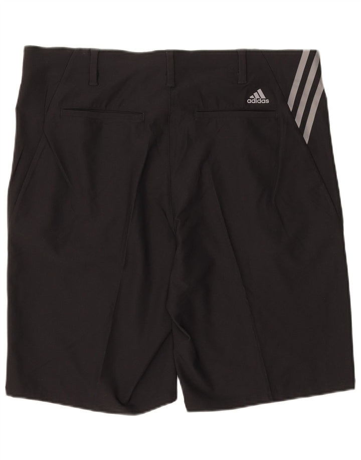 ADIDAS Mens Chino Shorts W35 Large  Black Nylon