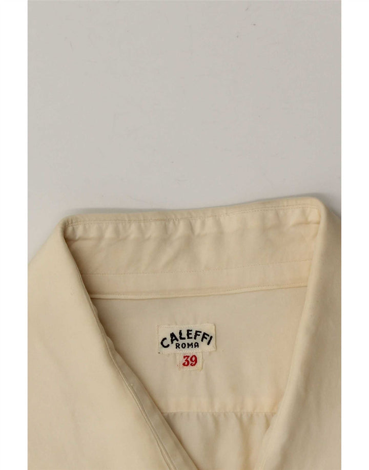 Мужская рубашка Caleffi, размер 39, средний Off White