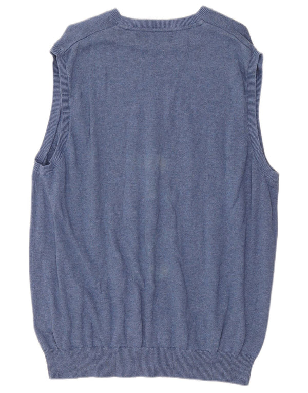 Мужская майка Marks & Spencer, XL, синий хлопок