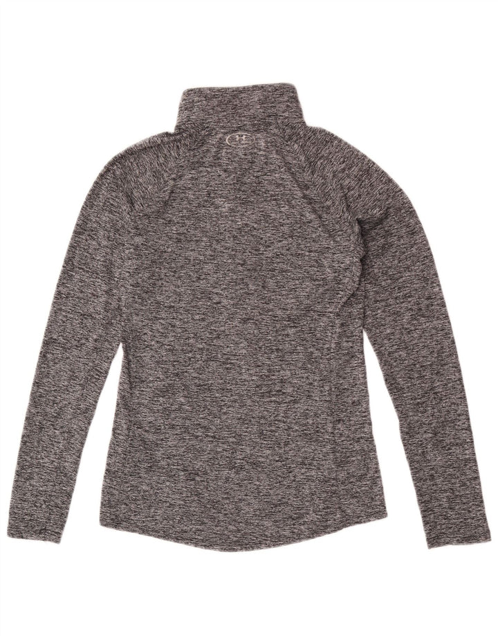 Мужской спортивный пуловер Under Armour Heat Gear, маленький серый в крапинку