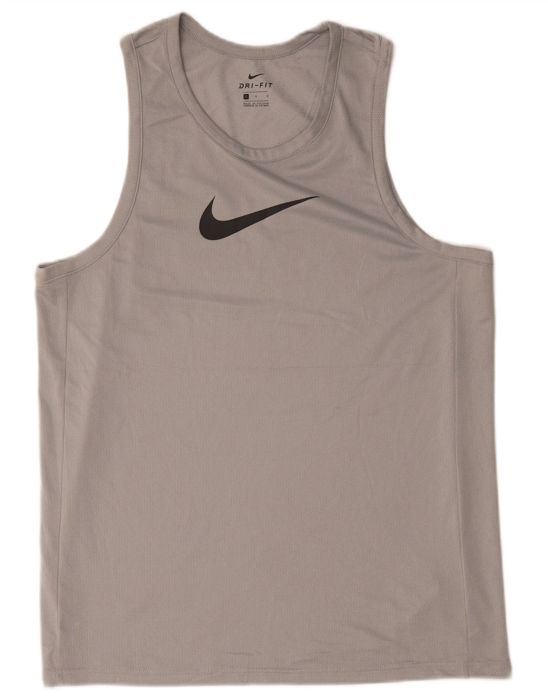 Мужской жилет с графическим принтом Nike Dri Fit, большой серый полиэстер