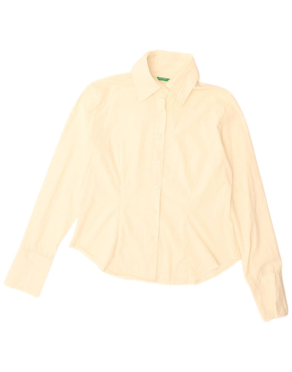 Женская рубашка Benetton UK 16, большая белая