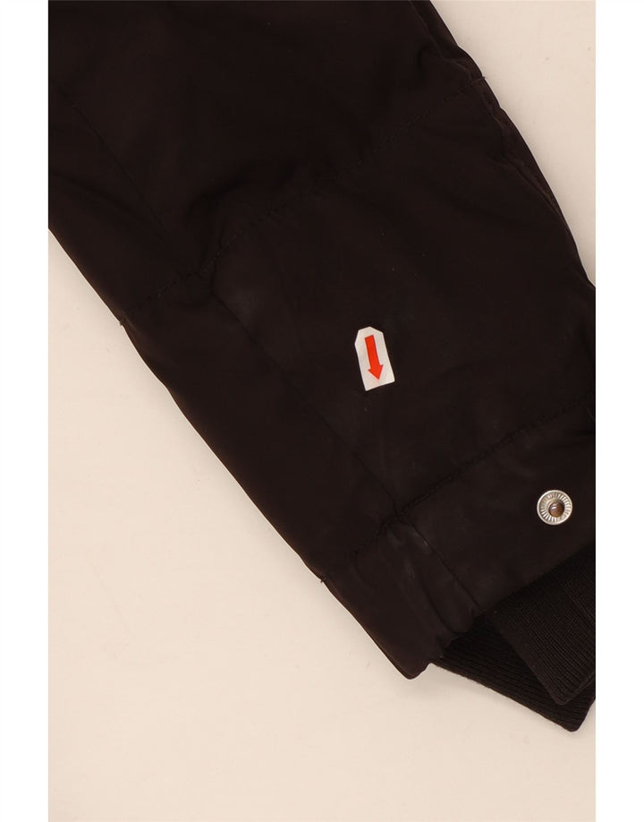 Женское стеганое пальто с капюшоном Tommy Hilfiger UK 14, средний коричневый полиэстер