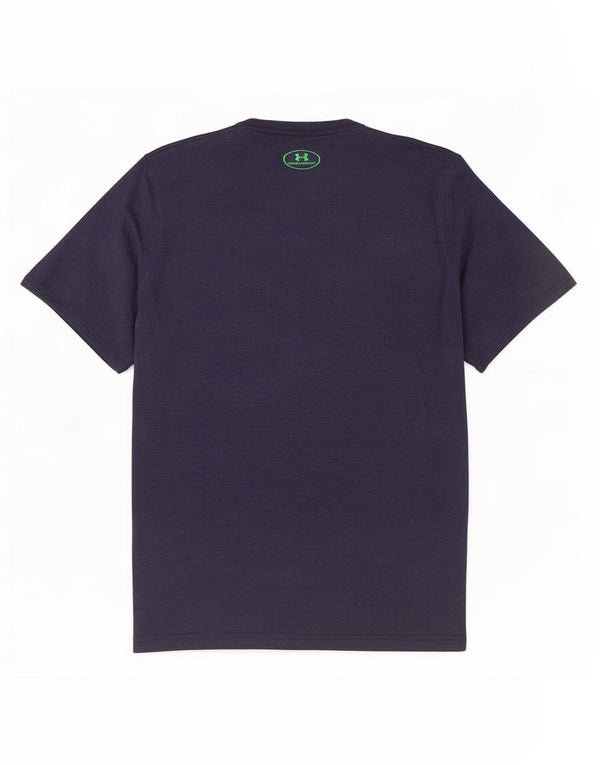 Мужская футболка с рисунком Under Armour Heat Gear Top XL, темно-синяя