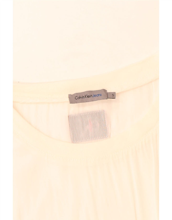 Женская блузка Calvin Klein Jeans Top UK 10 Small Off White