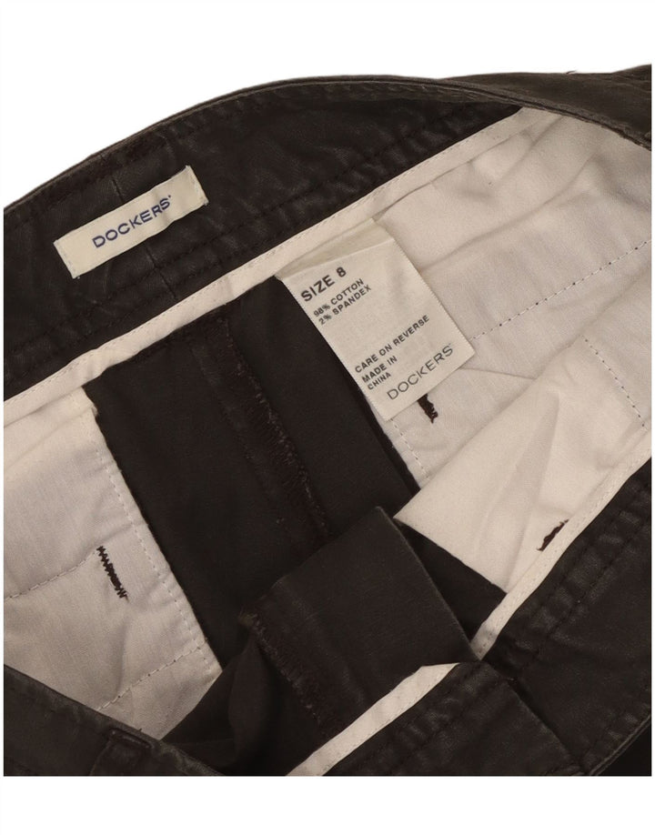 Женские шорты-карго Dockers US 8 Medium W32 Серые хлопковые