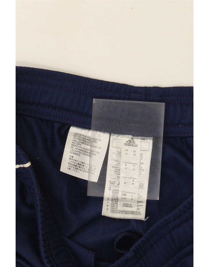 Мужские спортивные брюки Adidas Joggers среднего размера, темно-синие, полиэстер