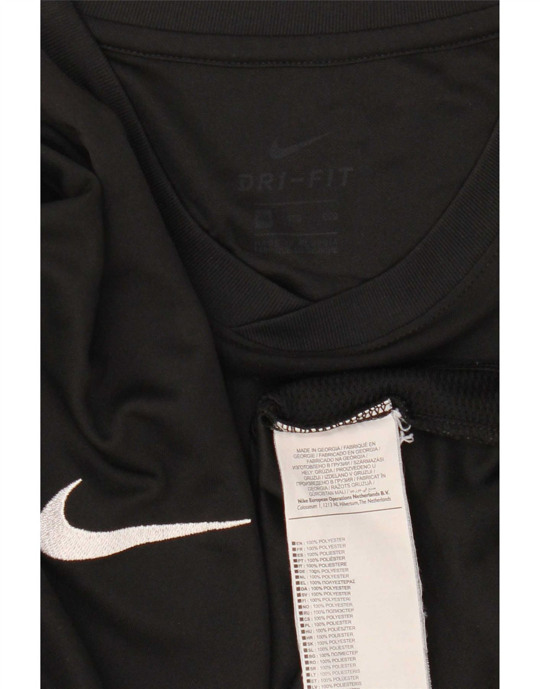 Мужская футболка Nike Dri Fit 2XL, черный полиэстер