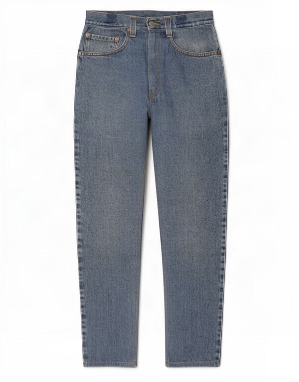 Мужские зауженные джинсы Levi's W38 L27 синие, хлопок