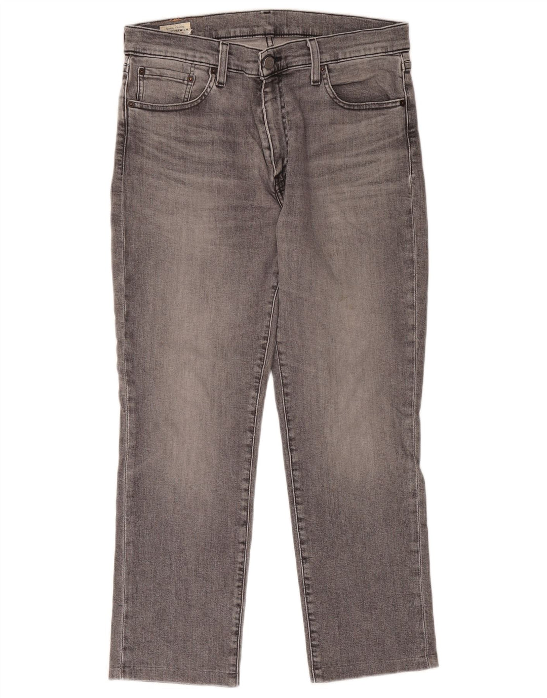 Мужские джинсы Levi's 511 Slim W33 L32 Серые хлопковые