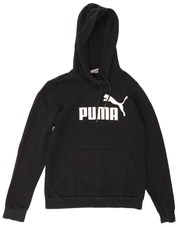 Женский джемпер с капюшоном Puma UK 10, маленький, черный, хлопок