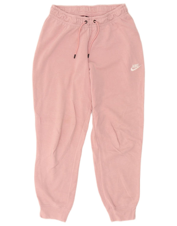 Женские спортивные брюки Nike Joggers UK 12, хлопок среднего розового цвета