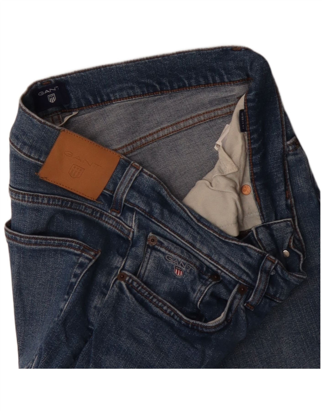 Женские прямые джинсы GANT W32 L29, синий хлопок