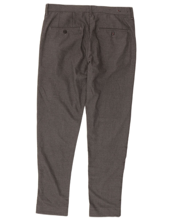Мужские брюки-чиносы Zara EU 40 Medium W31 L28, серый полиэстер