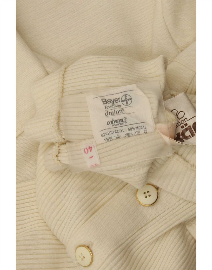 Karner Женский кардиган с коротким рукавом IT 40 Small Off White