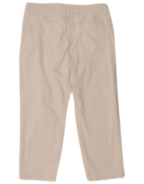 Женские укороченные джинсы Marks & Spencer с автографом UK 20 2XL W40 L25 белые