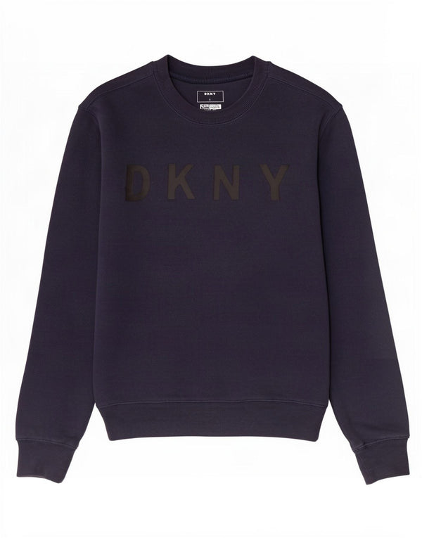 Dkny Мужской свитшот с графическим рисунком, маленький темно-синий хлопковый джемпер