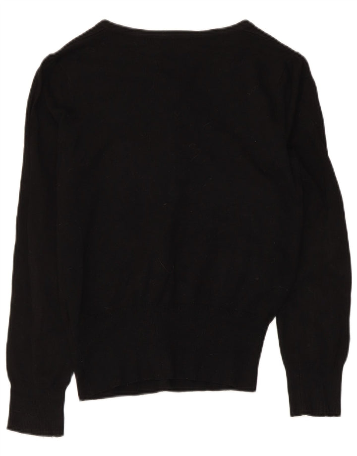 Женский кардиган Marks & Spencer UK 8, маленький, черный, вискоза