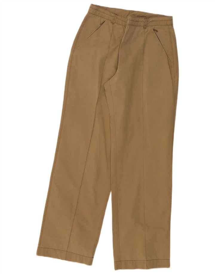 INVICTA Mens Straight Casual Trousers IT 48 Medium W30 L32 Beige Cotton