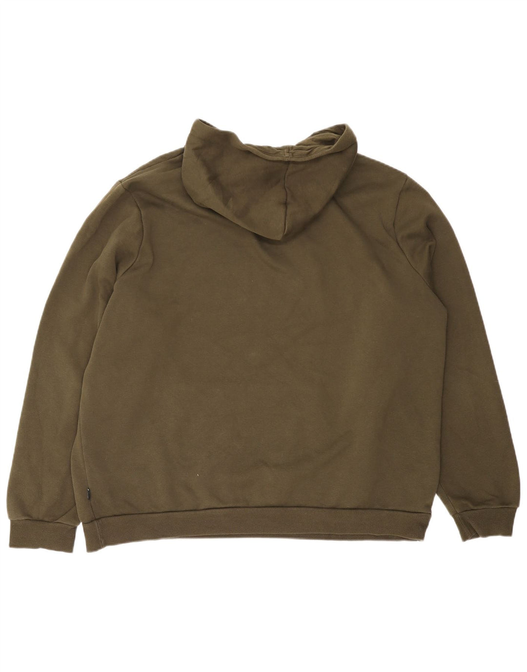 Мужской джемпер с капюшоном PUMA 2XL, цвет хаки, хлопок