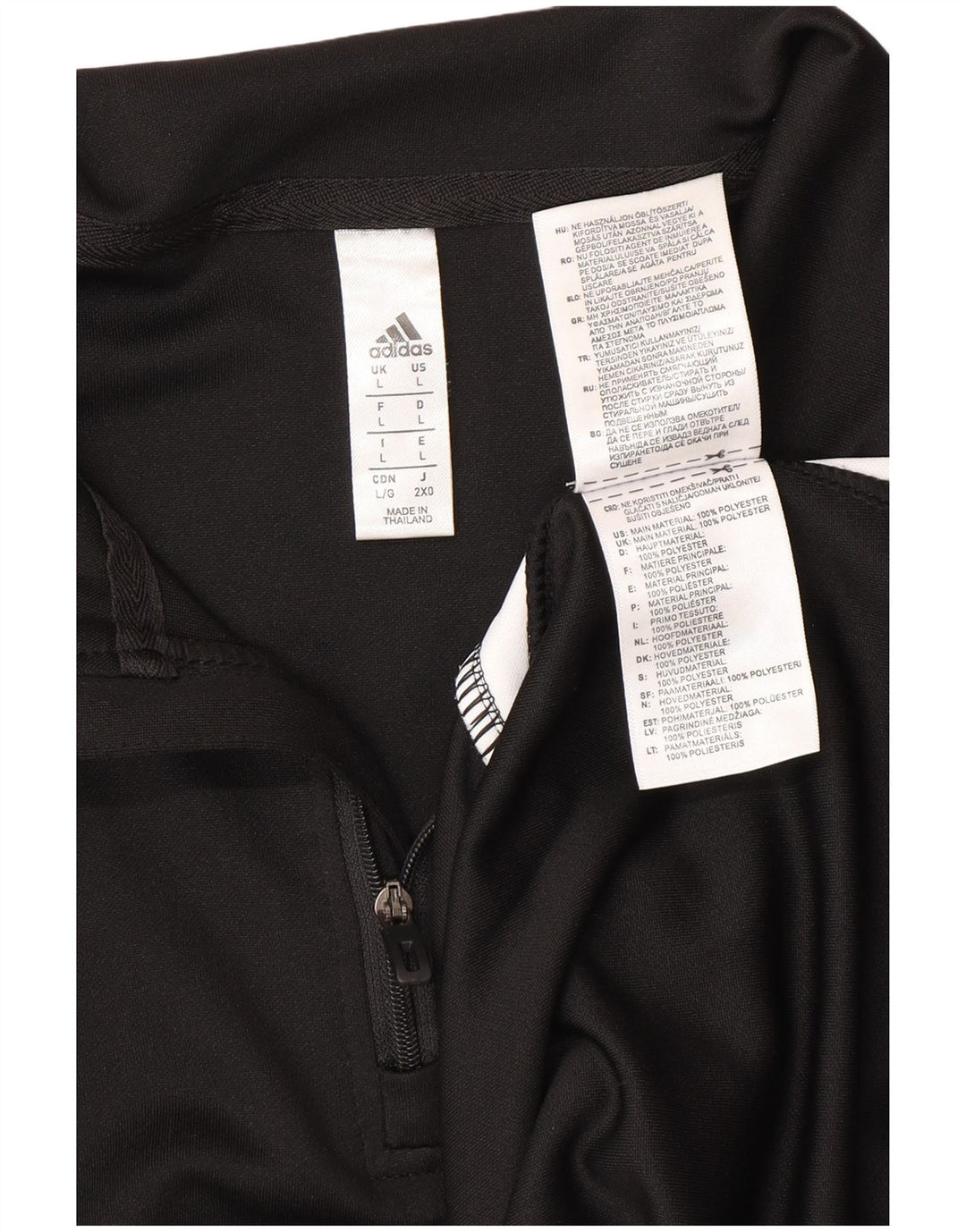 Мужской спортивный пуловер ADIDAS Aeroready, большой черный цветной блок