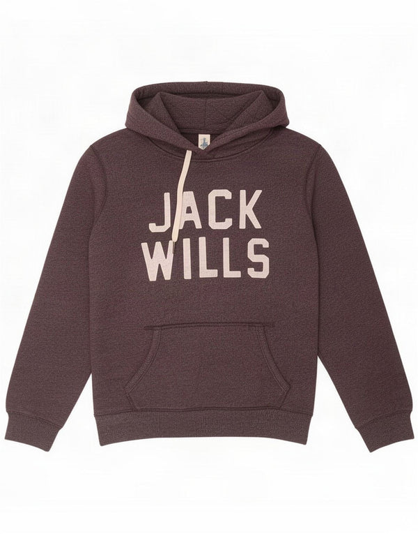 Женский джемпер с капюшоном Jack Wills Oversized с рисунком, Великобритания, 10, маленький, серый в крапинку