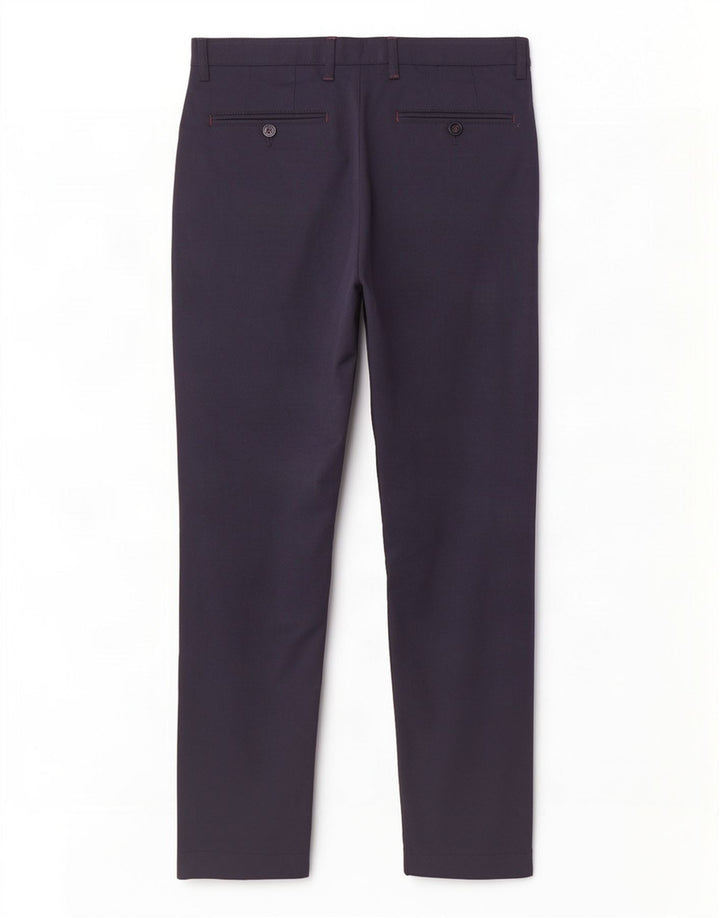 Мужские прямые костюмные брюки Ted Baker W32 L30 темно-синие из полиэстера