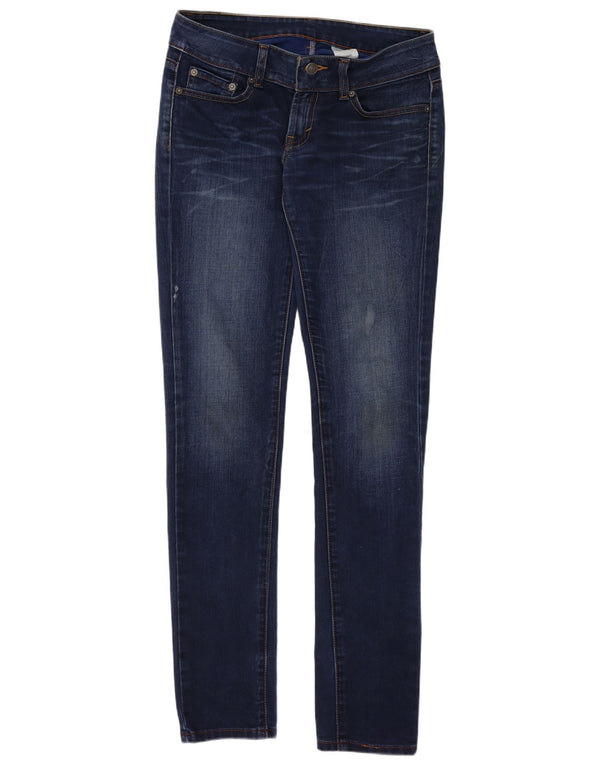 Женские джинсы скинни Levi's W28 L32 синие, хлопок