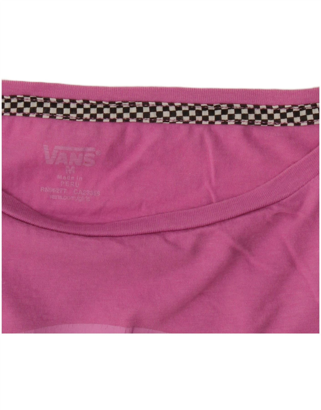 Женская футболка с рисунком Vans Top UK 12 Medium Pink