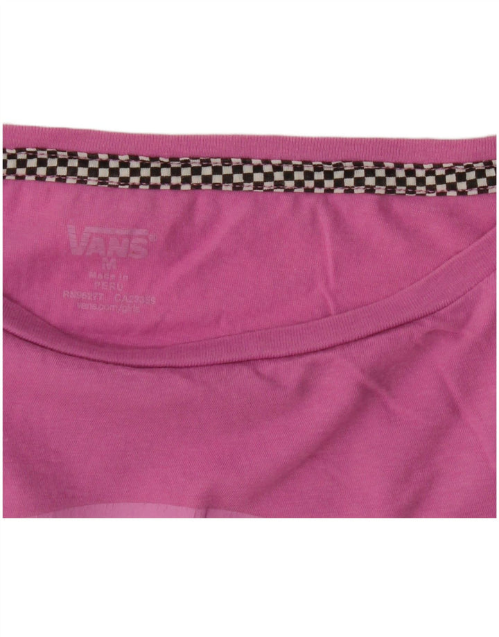 Женская футболка с рисунком Vans Top UK 12 Medium Pink