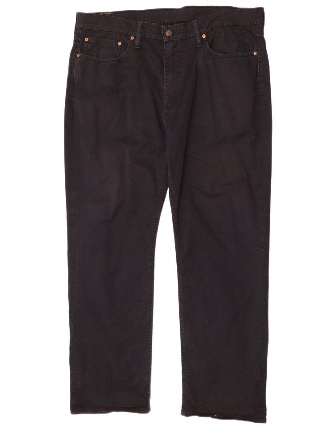 Мужские прямые джинсы Levi's 514 W38 L30, черный хлопок