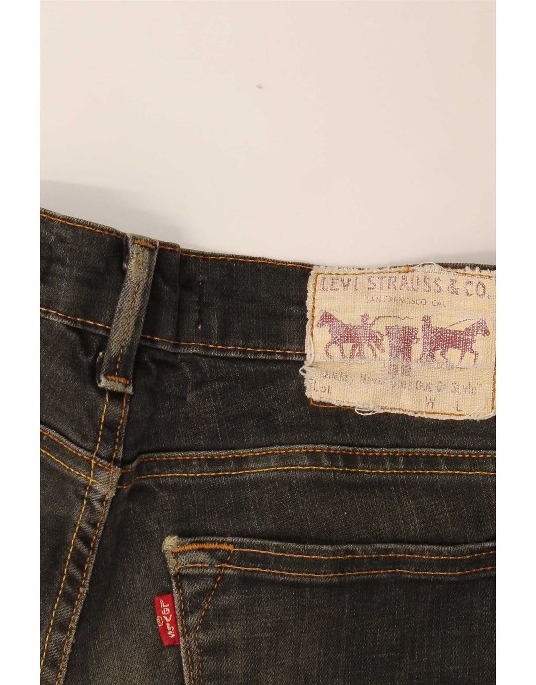 Женские узкие джинсы Levi's 519 W32 L28, черный хлопок