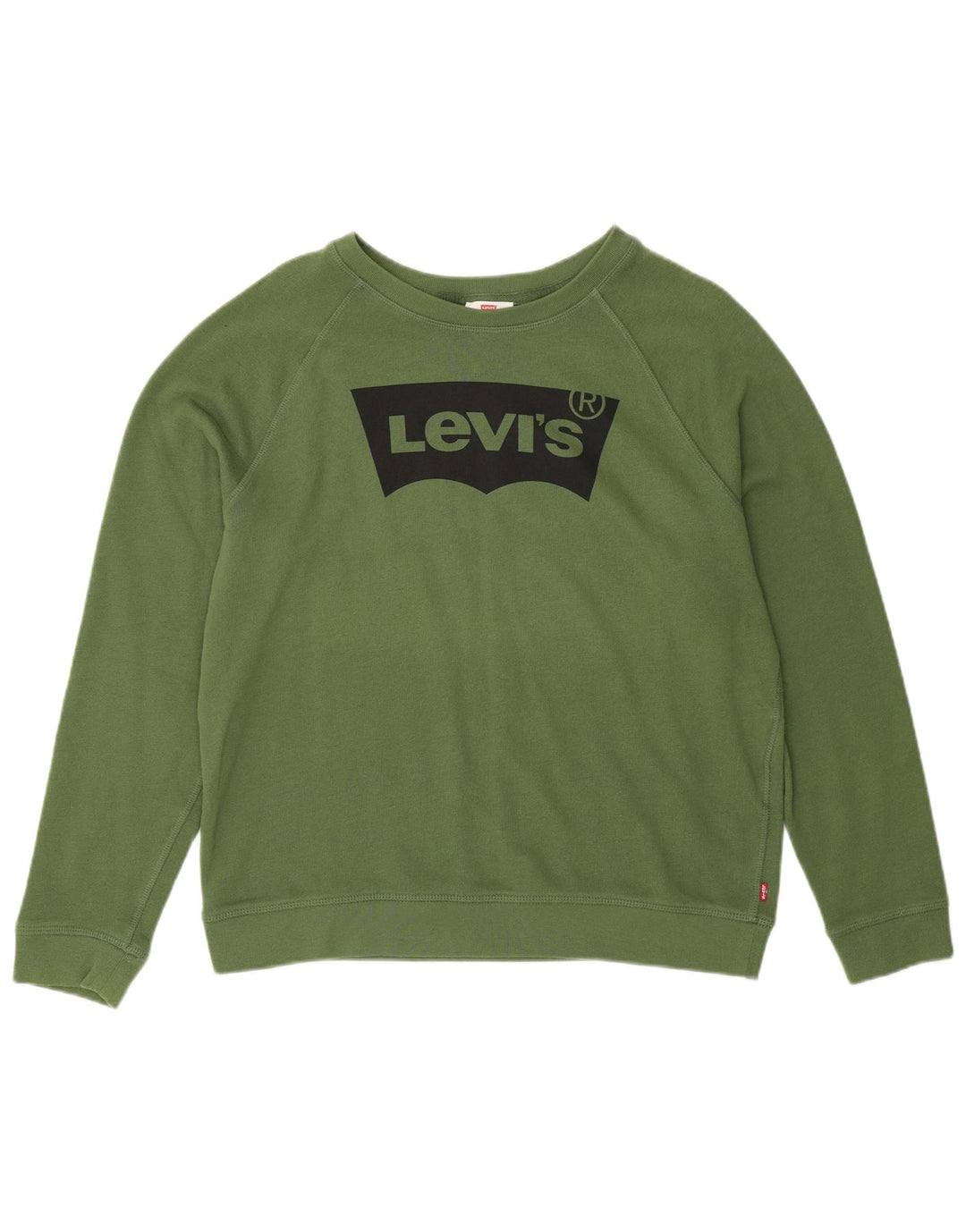 Женский свитер с рисунком Levi's UK 18 XL Зеленый
