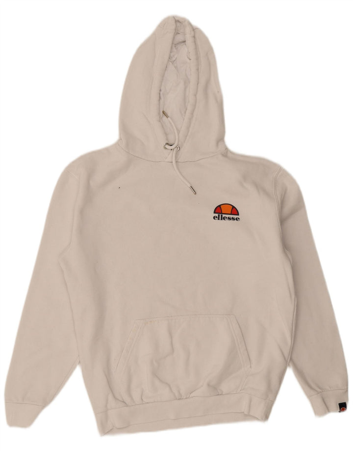 Мужской джемпер с капюшоном Ellesse, маленький белый, хлопок