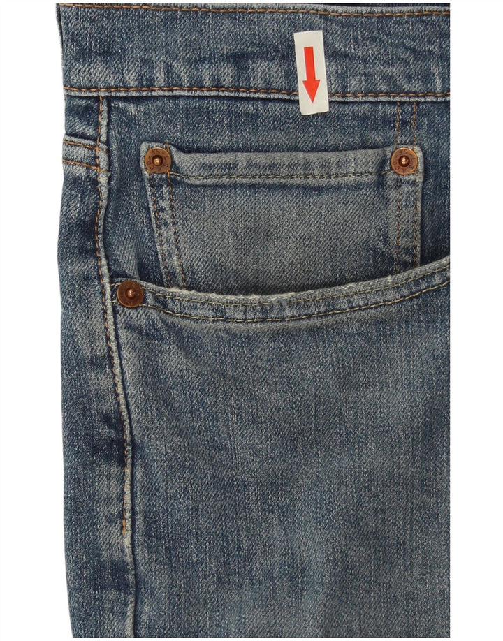 Мужские зауженные джинсы Levi's 502 W34 L32 синие, хлопок