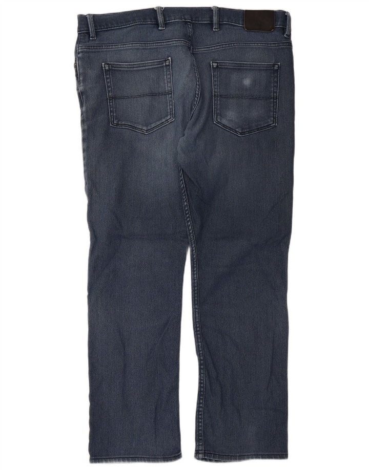 Женские прямые джинсы Marks & Spencer W38 L31 синие, хлопок