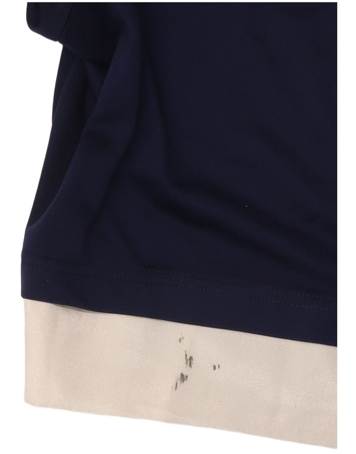 Мужские спортивные шорты Adidas с графическим рисунком, большие темно-синие, полиэстер с цветными блоками