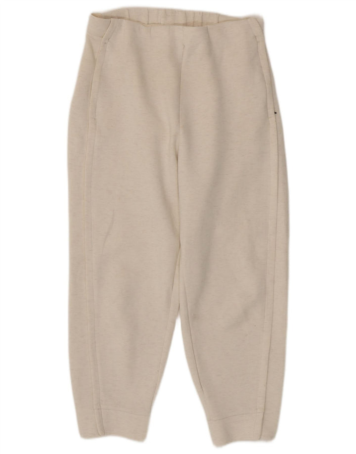 Женские спортивные брюки Adidas UK 12/14, средний белый хлопок, белый цвет