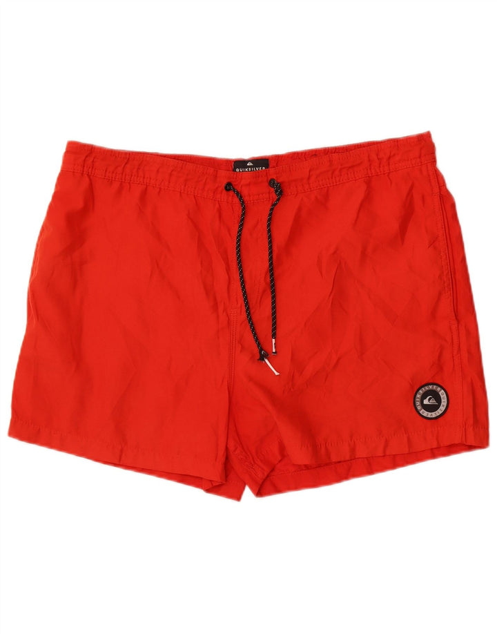 Мужские спортивные шорты Quiksilver, большие красные, полиэстер
