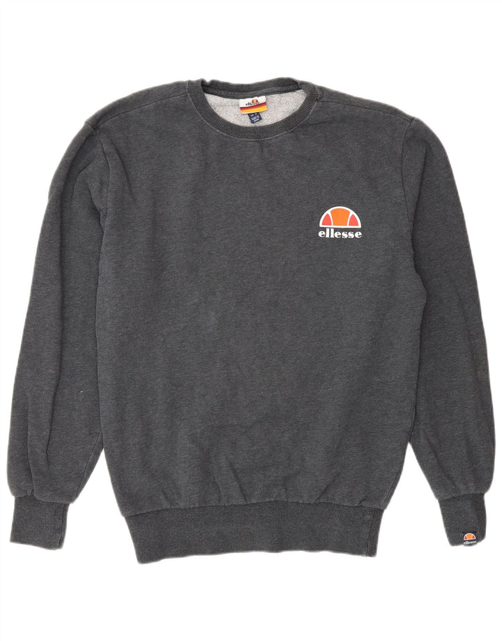 Мужской свитшот Ellesse, маленький серый хлопковый джемпер