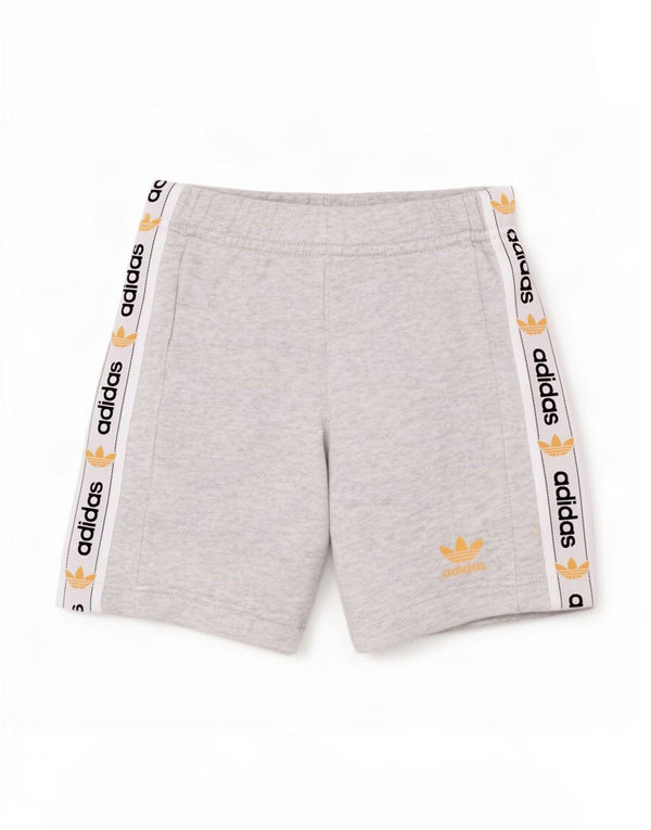 Спортивные шорты Adidas для мальчиков с рисунком, 2–3 года, серый хлопок с крапинками