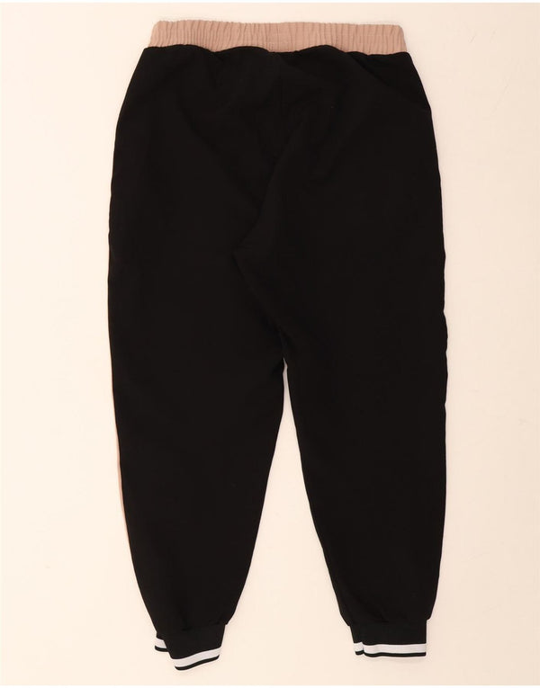 Женские спортивные брюки Zara Joggers UK 12, средние черные цветные блоки