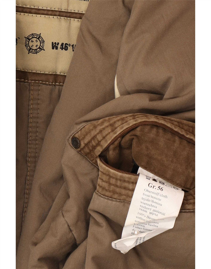 Мужская куртка в стиле милитари Camel Active IT 56 3XL Коричневый хлопок