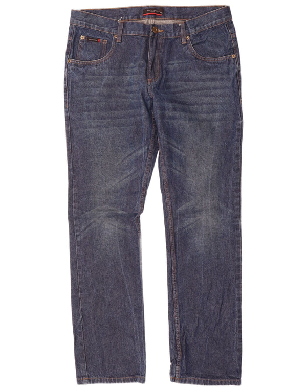 Мужские прямые джинсы Pierre Cardin W38 L33, синие, хлопок