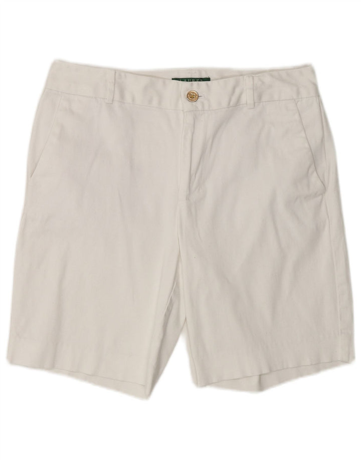 Женские шорты чинос Ralph Lauren US 8 Medium W32 Белый хлопок