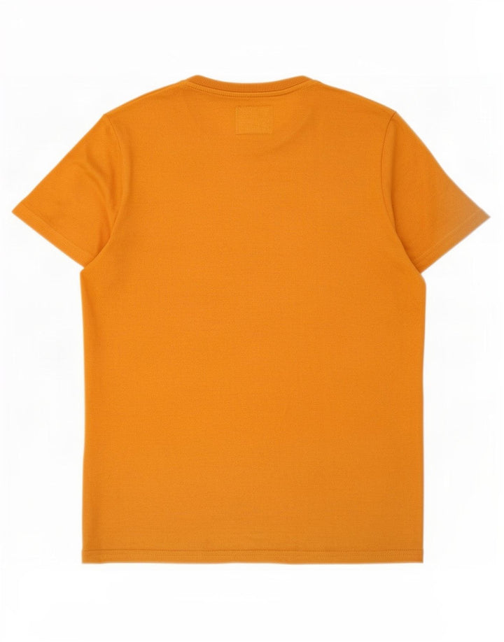 Superdry Мужская футболка с рисунком, большой оранжевый хлопок