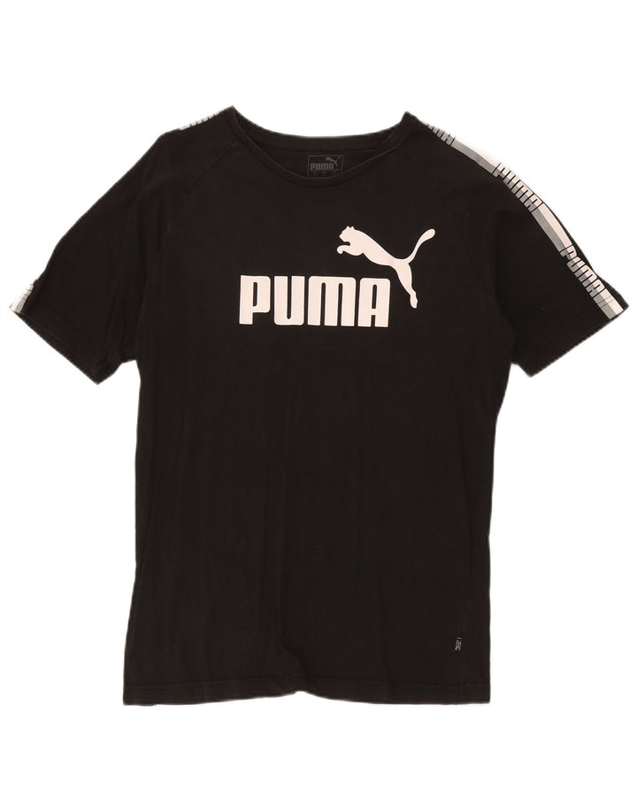 Мужская футболка с рисунком Puma, средний черный